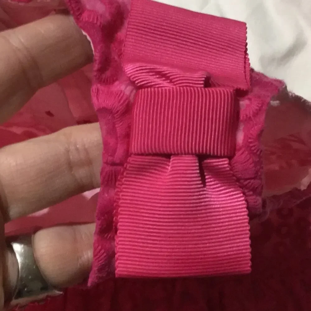 Gymboree 3t Hot pink flower lined dress nwot